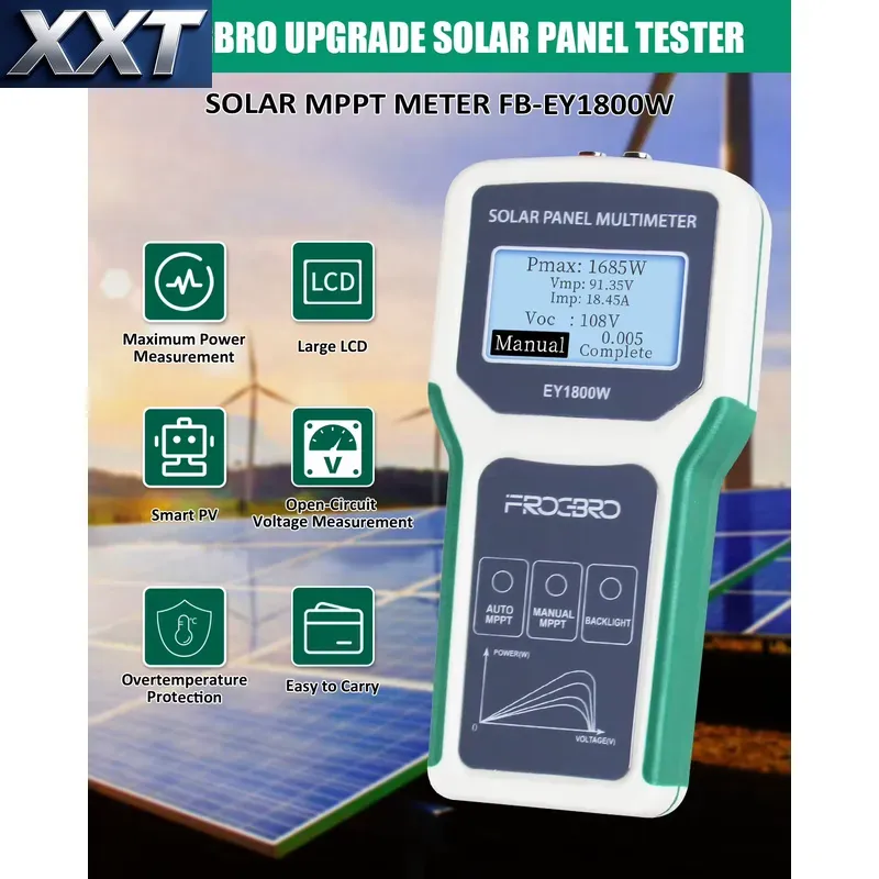 XXT EY1800W LCD Show Solar Pan - Power Supply Tester 评论和价格