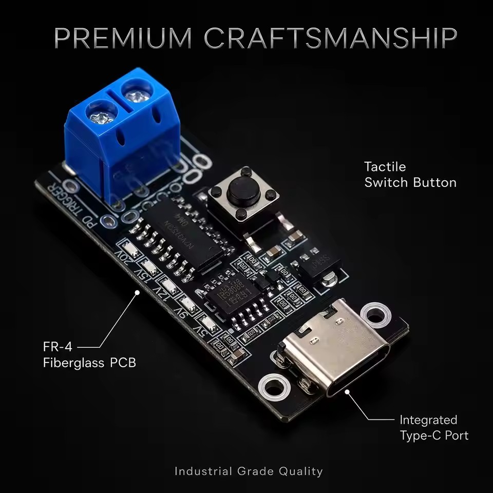 1-3PCS USB-C 5A PD Trigger Boa - Modular Power Supply 评论和价格