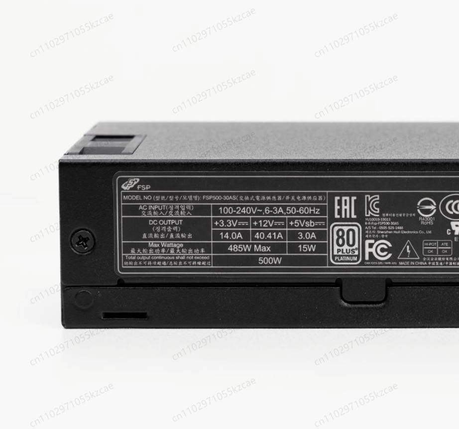 FSP500-30AS 500W Platinum Flex - Power Supply 500W 评论和价格
