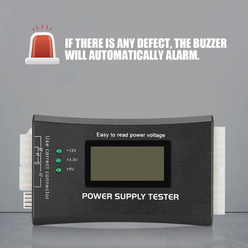 LCD Display ATX Power Supply T - Power Supply Tester 评论和价格