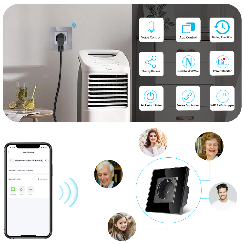 TAWOIA Wifi Wall Socket EU Sta - Open Frame Power Supply 评论和价格