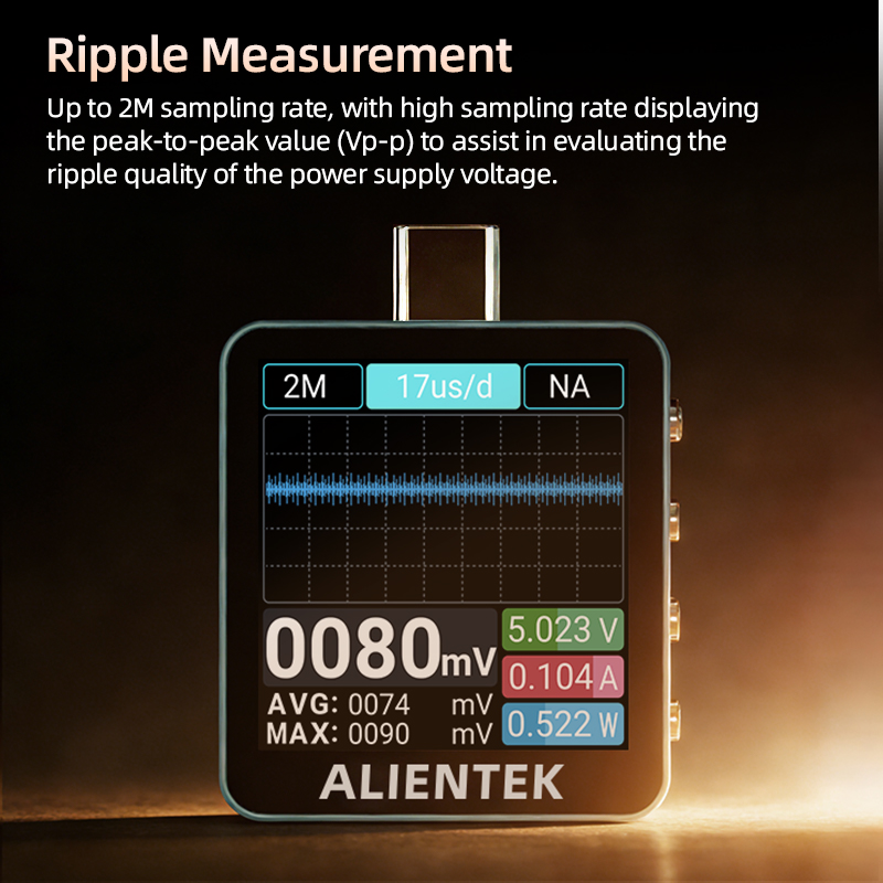 ALIENTEK C2 Type C USB Tester  - Power Supply Tester 评论和价格
