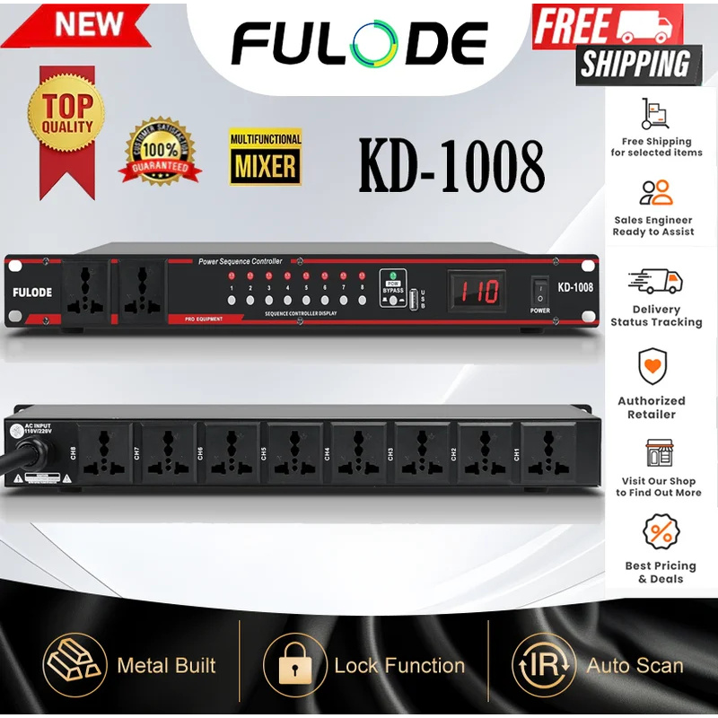 10-Way High Power Sequencer Re - Power Supply 评论和价格