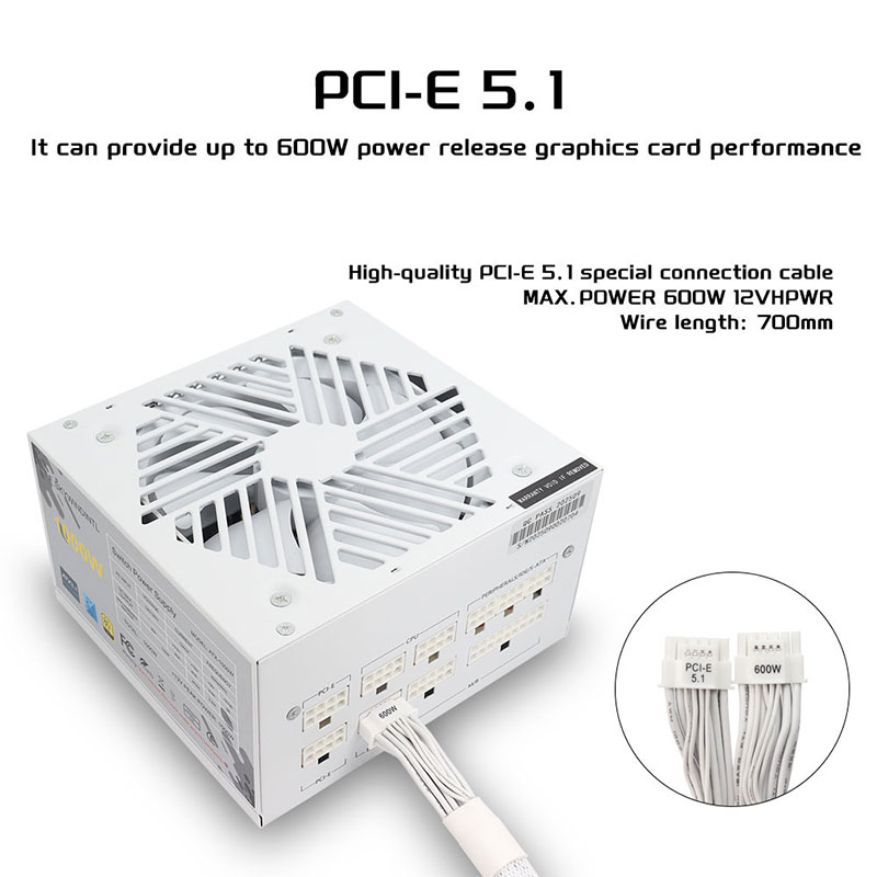 White 750w 850w 1000W 1200W Wa - Power Supply 750W 评论和价格